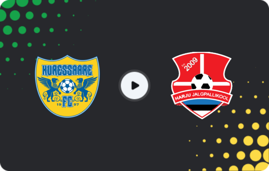 Where to watch Kuressaare — Laagri, Meistriliiga, 12.06.2026