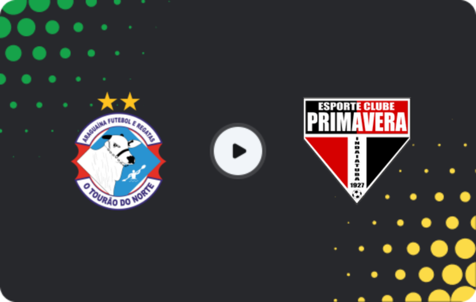 Where to watch Araguaína — Primavera SP, Copa, 18.02.2026