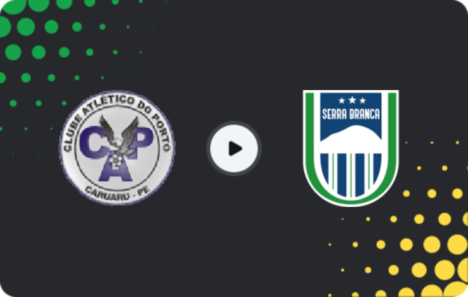 Where to watch Porto BA — Serra Branca, Copa, 18.02.2026