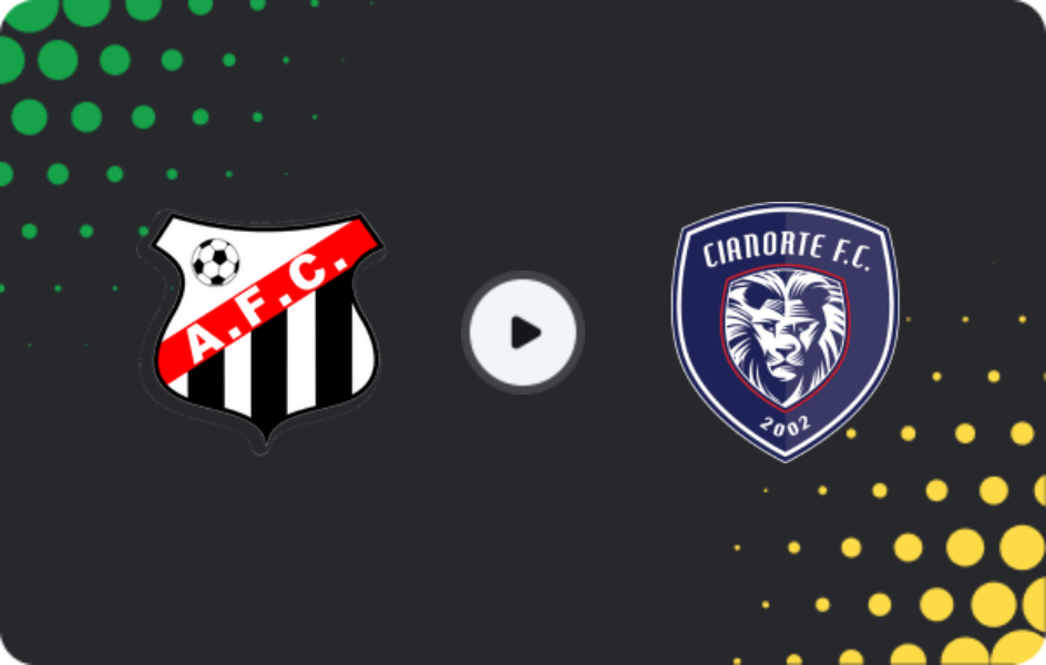 Where to watch Anápolis — Cianorte, Copa, 25.02.2026