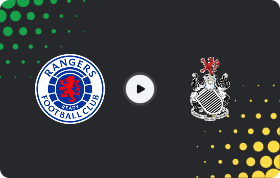 Where to watch Rangers — Queen's Park, Scottish Cup, 08.02.2026