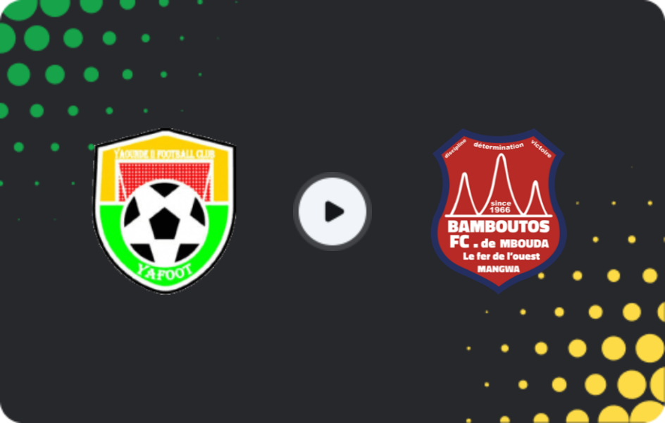 Where to watch Yafoot — Bamboutos, Elite Two, 21.02.2026