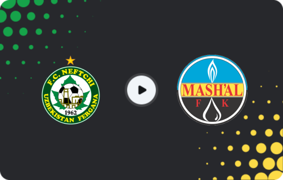 Where to watch Neftchi Fergana — Mash'al, Super League, 28.02.2026