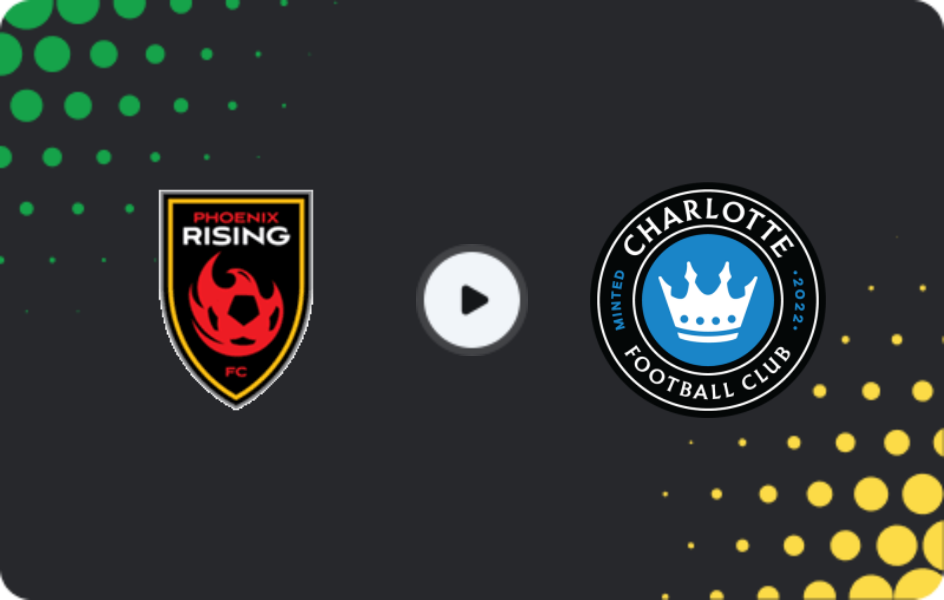 Where to watch Phoenix Rising — Charlotte, Friendlies Clubs, 08.02.2026