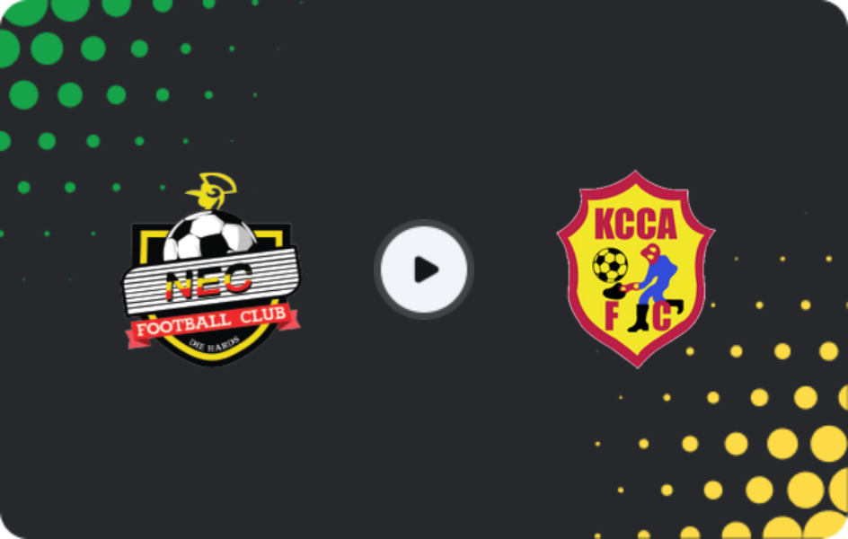 Where to watch NEC — KCCA, Premier League, 13.02.2026