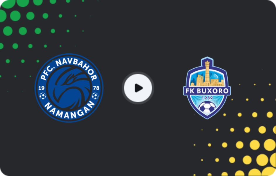 Where to watch Navbahor — Buxoro, Super League, 05.03.2026