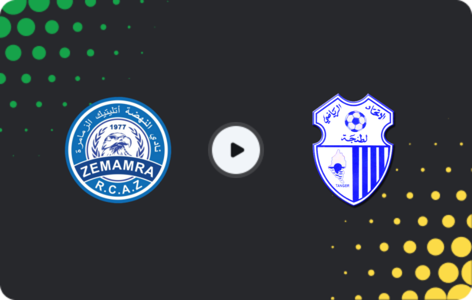 Where to watch Renaissance Zemamra — Ittihad Tanger, Botola Pro, 08.02.2026