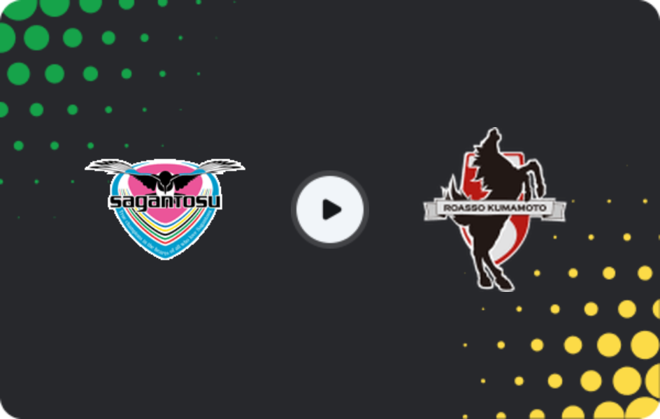 Where to watch Sagan Tosu — Roasso Kumamoto, J2 League, 15.02.2026