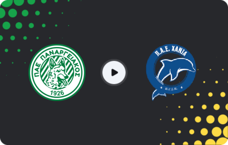 Where to watch Panargiakos — Kissamikos, Super League 2, 22.02.2026