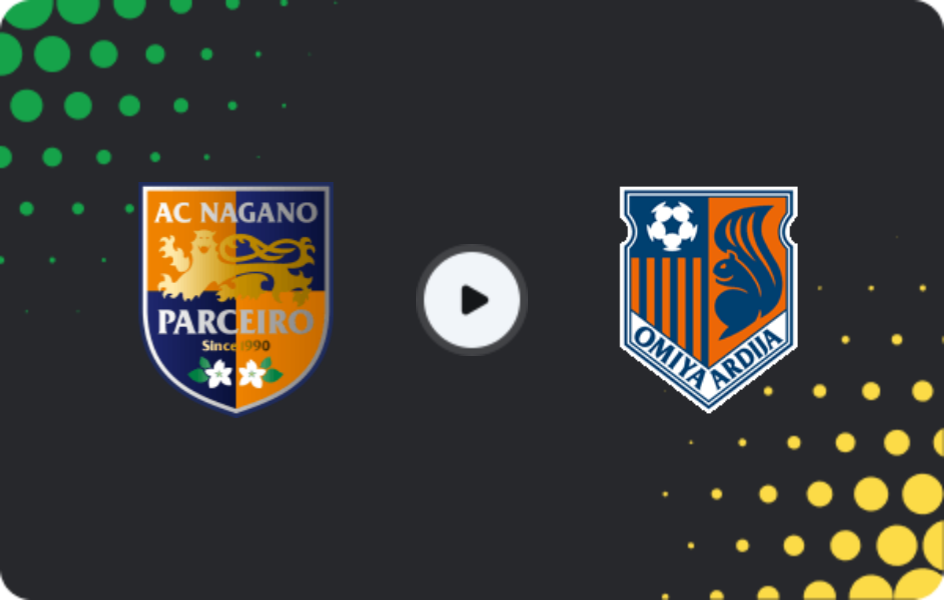 Where to watch Parceiro Nagano — Omiya Ardija, J2 League, 28.02.2026