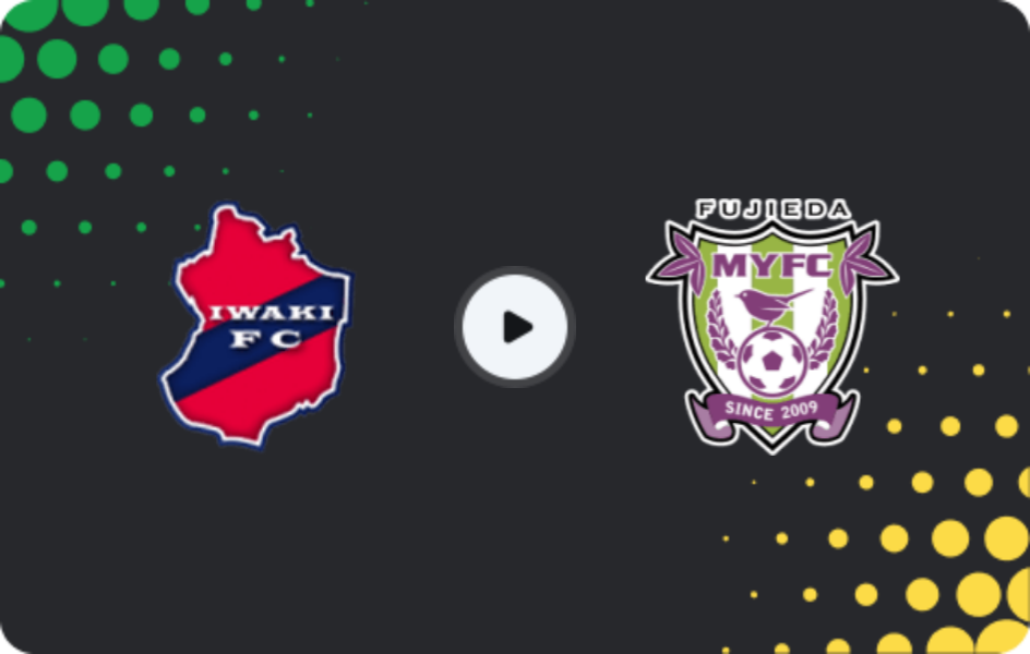 Where to watch Iwaki — Fujieda MYFC, J2 League, 01.03.2026