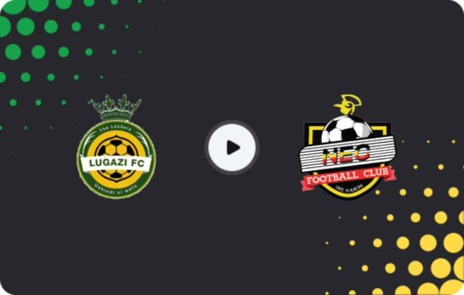 Where to watch Lugazi — NEC, Premier League, 06.03.2026