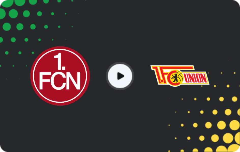 Where to watch Nürnberg U19 — Union Berlin U19, U19 Bundesliga, 07.02.2026