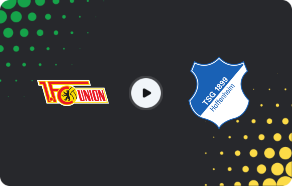 Where to watch Union Berlin U19 — Hoffenheim U19, U19 Bundesliga, 15.02.2026