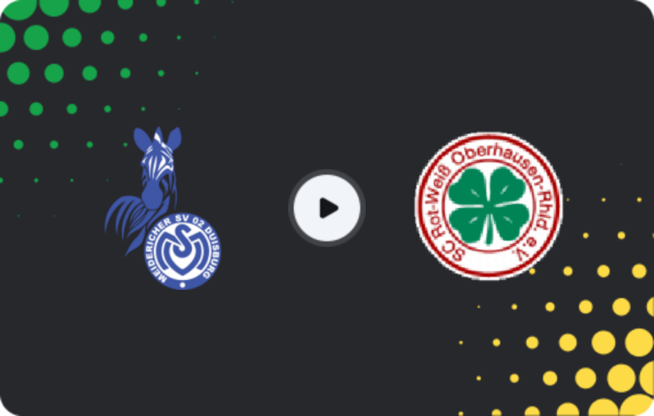 Where to watch MSV Duisburg U19 — RW Oberhausen U19, U19 Bundesliga, 15.02.2026