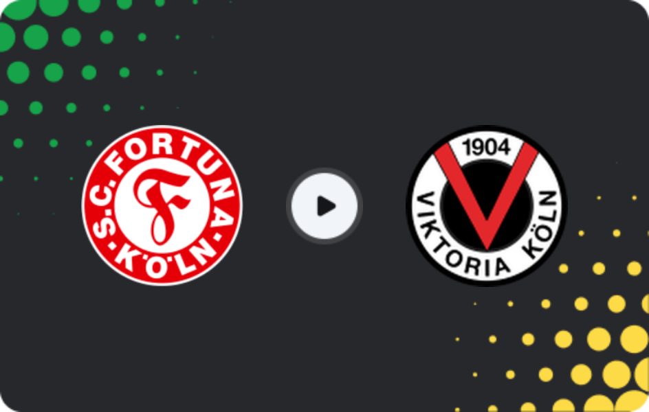 Where to watch Fortuna Köln U19 — Viktoria Köln U19, U19 Bundesliga, 15.02.2026