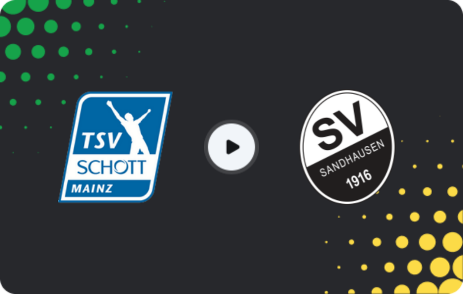 Where to watch Schott Mainz U19 — Sandhausen U19, U19 Bundesliga, 22.02.2026