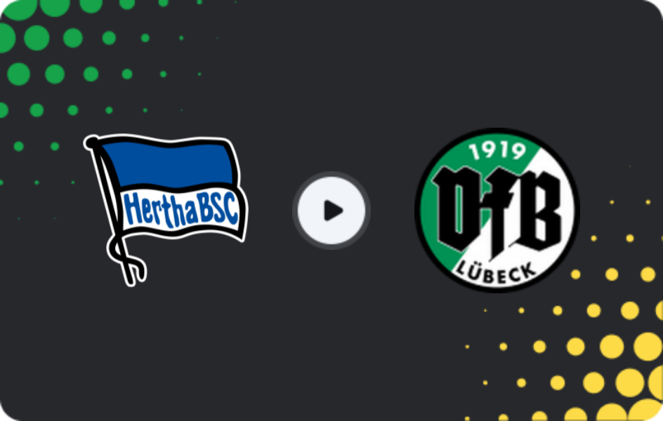 Where to watch Hertha U19 — Lübeck U19, U19 Bundesliga, 22.02.2026
