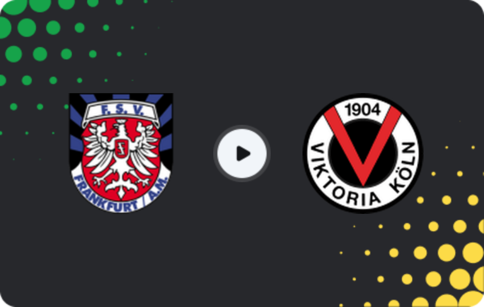 Where to watch FSV Frankfurt U19 — Viktoria Köln U19, U19 Bundesliga, 28.02.2026