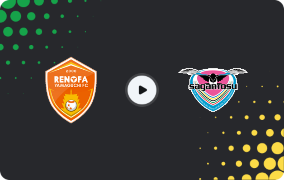 Where to watch Renofa Yamaguchi — Sagan Tosu, J2 League, 07.03.2026