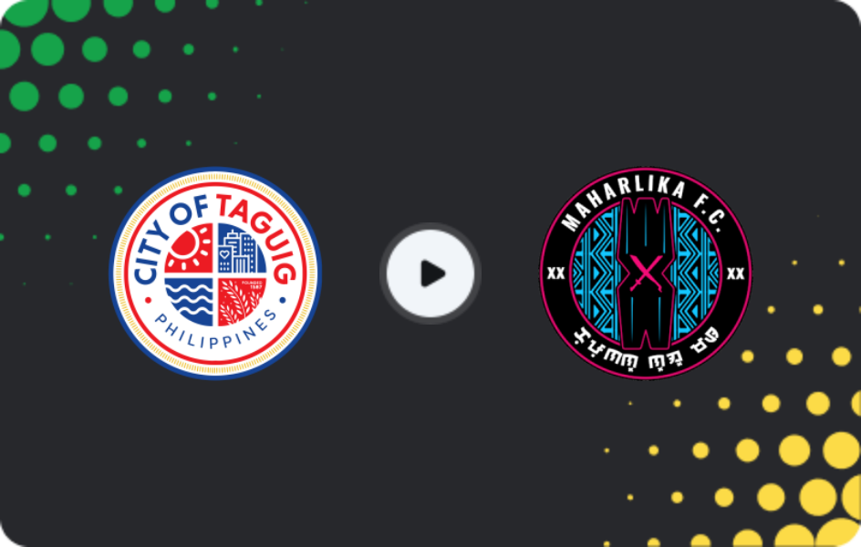 Where to watch Taguig — Maharlika, PFL, 07.02.2026