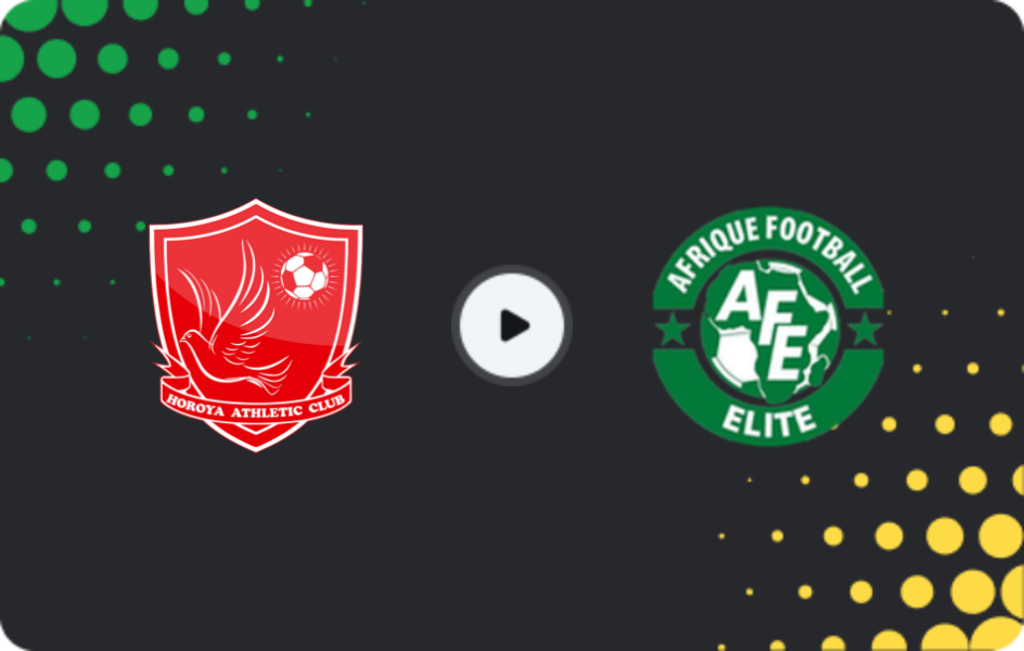Where to watch Horoya — Afrique Football Élite, Ligue 1, 07.02.2026