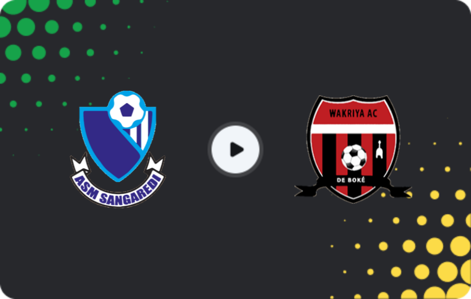 Where to watch ASM Sangarédi — Wakirya, Ligue 1, 07.02.2026