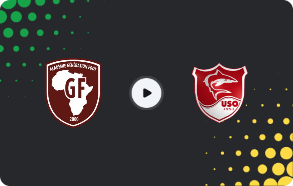 Where to watch Génération Foot — Ouakam, Ligue 1, 07.02.2026