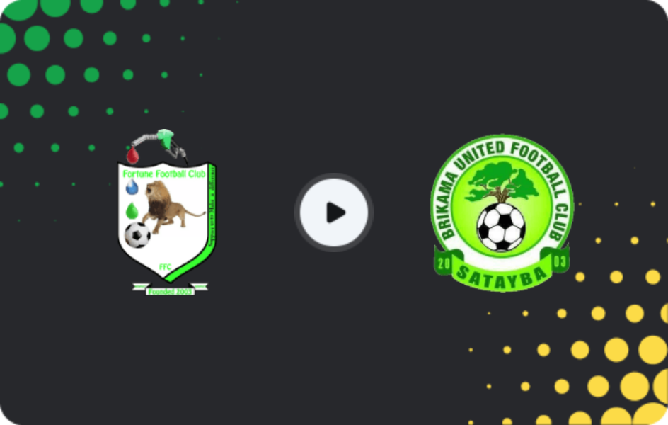 Where to watch Fortune — Brikama United, GFA League, 08.02.2026