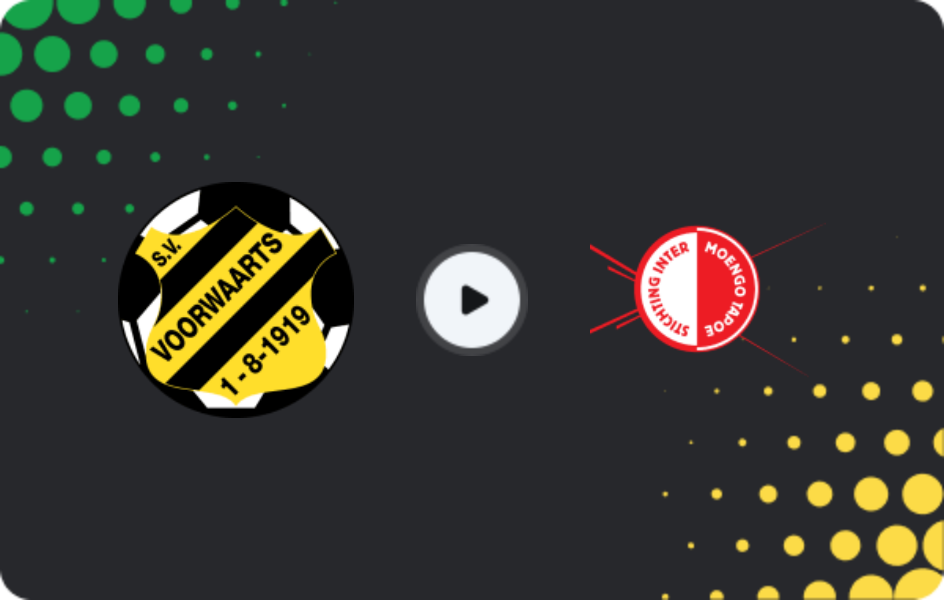 Where to watch Voorwaarts — Inter Moengotapoe, SML, 09.02.2026