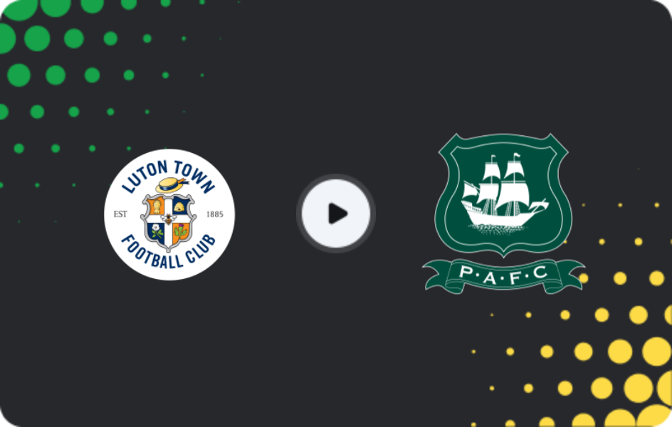 Where to watch Luton Town — Plymouth Argyle, EFL Trophy, 10.02.2026