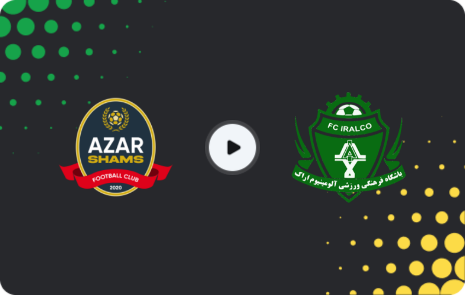 Where to watch Shams Azar Qazvin — Aluminium Arak, Persian Gulf Pro League, 13.02.2026