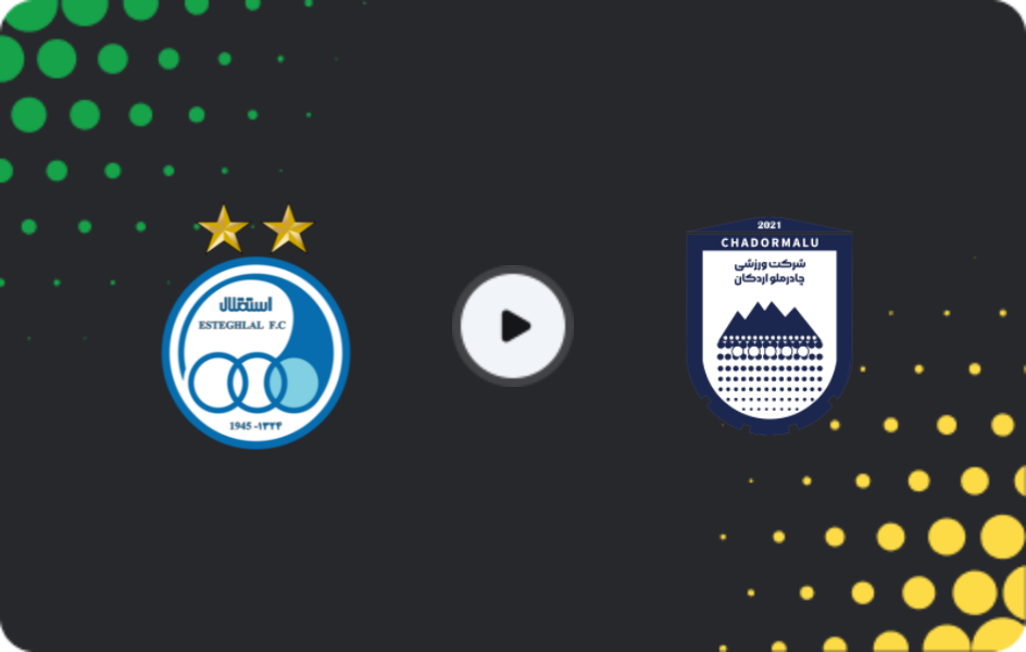 Where to watch Esteghlal FC — Chadormalu SC, Persian Gulf Pro League, 14.02.2026