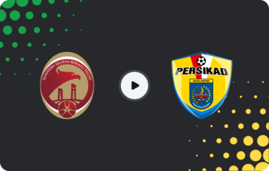 Where to watch Sriwijaya FC — Persikad Depok FC, Liga 2, 20.02.2026