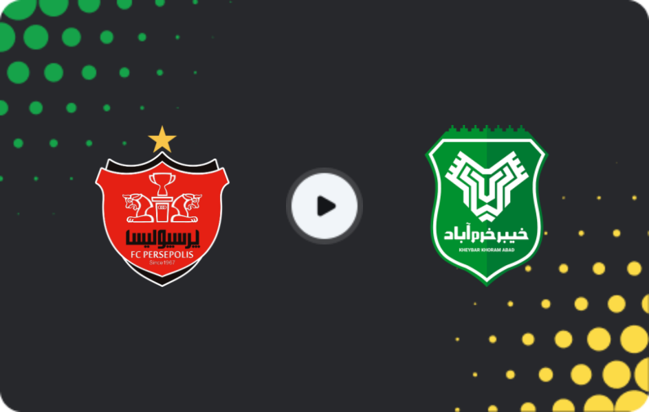Where to watch Persepolis — Kheybar Khorramabad, Persian Gulf Pro League, 20.02.2026