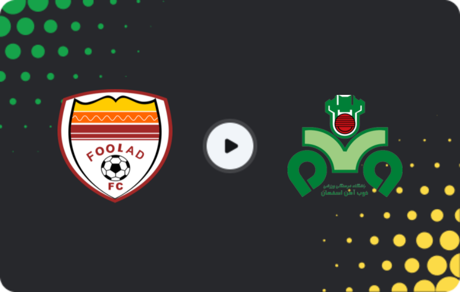 Where to watch Foolad FC — Zob Ahan, Persian Gulf Pro League, 21.02.2026