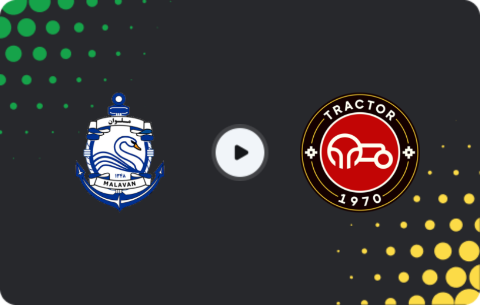 Where to watch Malavan — Tractor, Persian Gulf Pro League, 22.02.2026