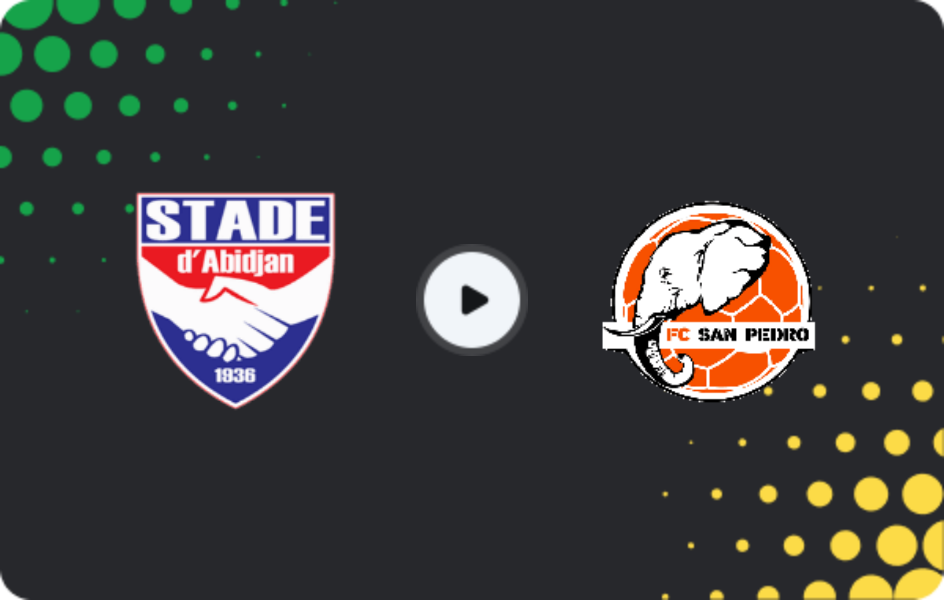 Where to watch Stade d'Abidjan — San-Pédro, Ligue 1, 25.02.2026