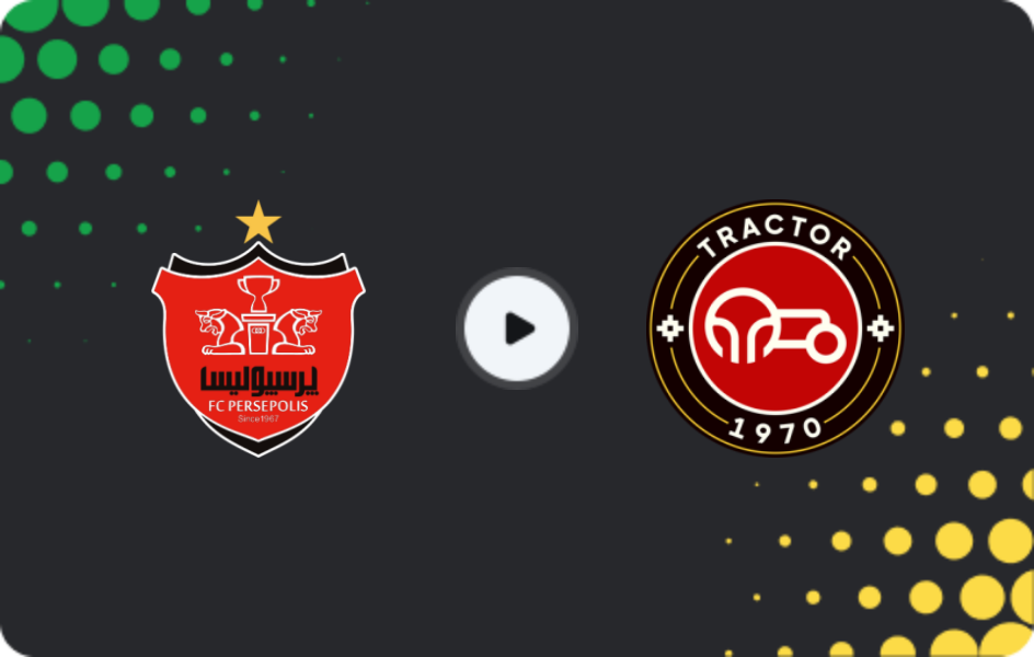 Where to watch Persepolis — Tractor, Persian Gulf Pro League, 06.03.2026