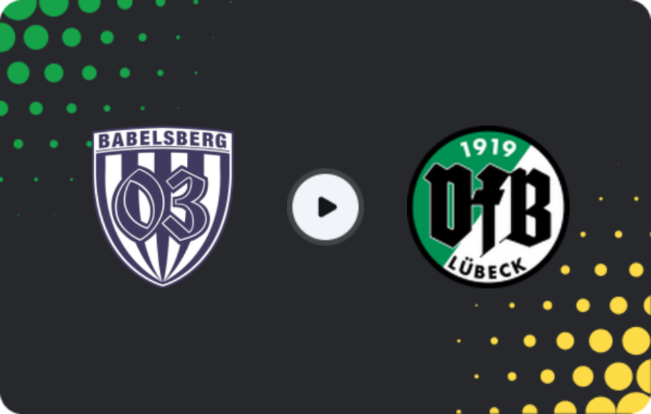 Where to watch Babelsberg U19 — Lübeck U19, U19 Bundesliga, 08.03.2026