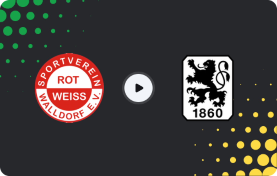 Where to watch Rot-Weiß Walldorf U19 — 1860 München U19, U19 Bundesliga, 08.03.2026