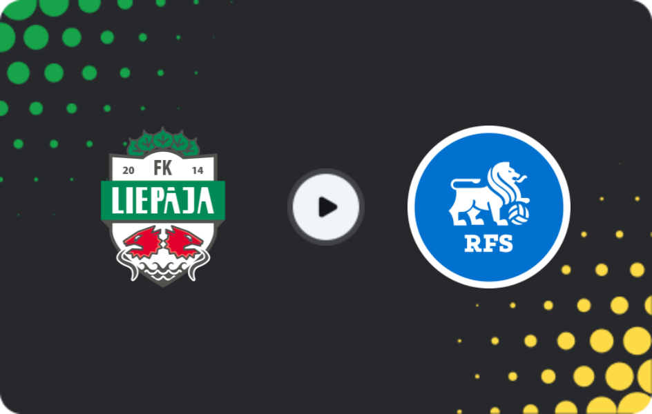 Where to watch Liepaja — RFS, Virsliga, 13.03.2026