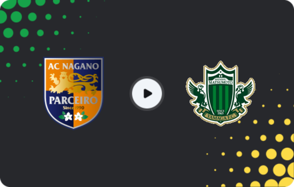 Where to watch Parceiro Nagano — Matsumoto Yamaga, J2 League, 14.03.2026