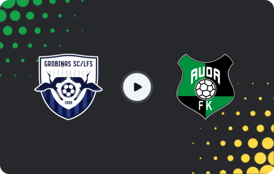 Where to watch Grobiņa — Auda, Virsliga, 14.03.2026