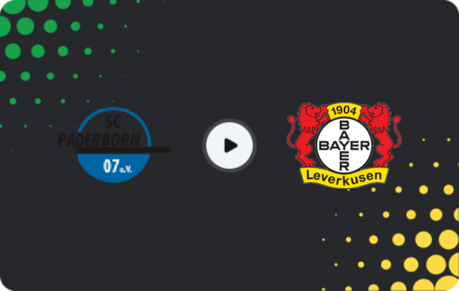 Where to watch Paderborn U19 — Bayer Leverkusen U19, U19 Bundesliga, 15.03.2026