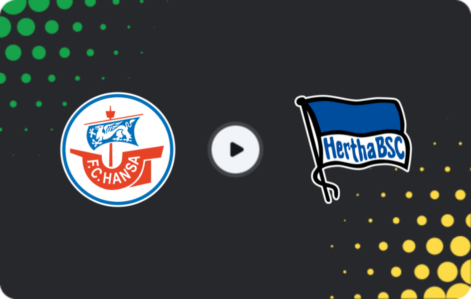 Where to watch Hansa Rostock U19 — Hertha U19, U19 Bundesliga, 15.03.2026