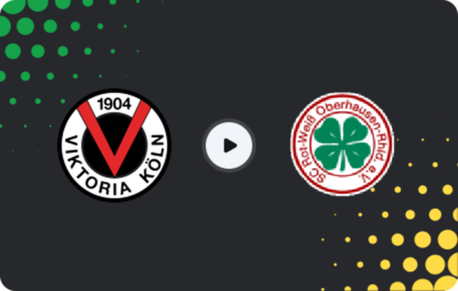 Where to watch Viktoria Köln U19 — RW Oberhausen U19, U19 Bundesliga, 15.03.2026