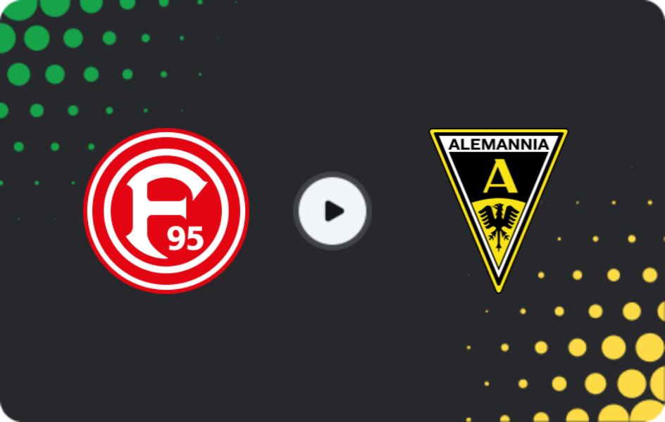 Where to watch Fortuna Düsseldorf U19 — Alemannia Aachen U19, U19 Bundesliga, 15.03.2026