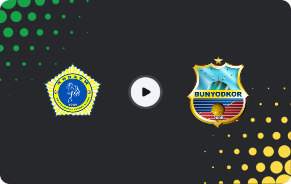 Where to watch Xorazm — Bunyodkor, Super League, 18.03.2026