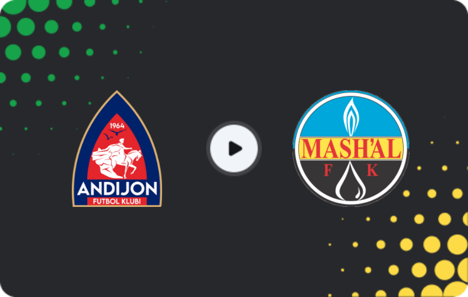 Where to watch Andijan — Mash'al, Super League, 19.03.2026